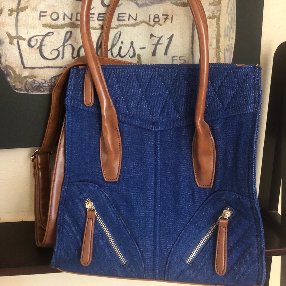 Denim Purse Messenger Bag